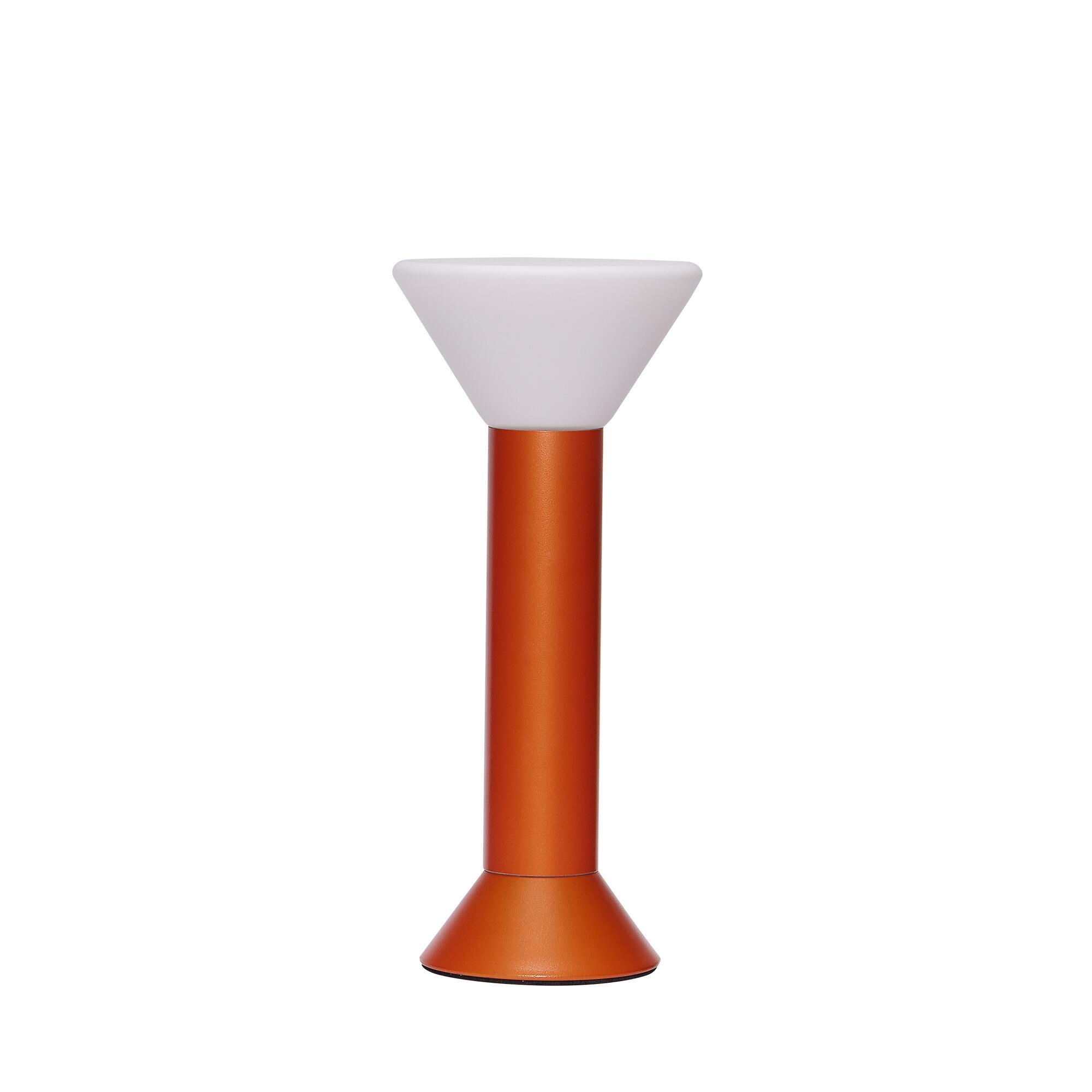  Flash Transportabel Lampe Metallic Orange fra Hübsch Interiør i Glas, Jern (Varenr: 962013)