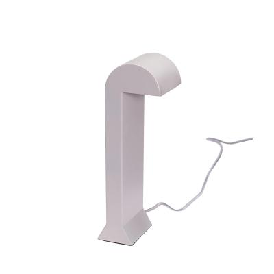  Soothe Bordlampe Lysegrå fra Hübsch Interiør i Jern, Polycarbonat (Varenr: 962015)