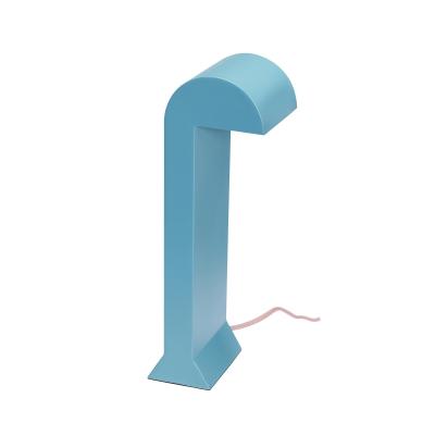  Soothe Bordlampe Turquiose fra Hübsch Interiør i Jern, Polycarbonat (Varenr: 962016)