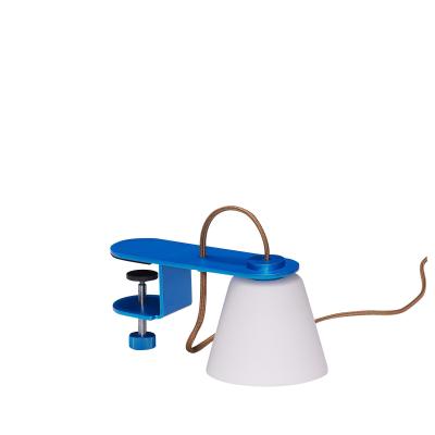  Lure Væglampe Metallic Blue fra Hübsch Interiør i Glas, Jern (Varenr: 962019)