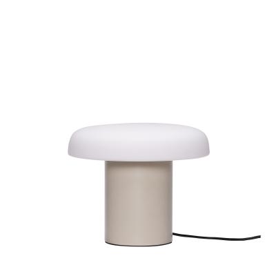  Ateliers Bordlampe Sand/Hvid fra Hübsch Interiør i Glas, Jern (Varenr: 962023)