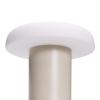  Ateliers Bordlampe Sand/Hvid fra Hübsch Interiør i Glas, Jern (Varenr: 962023)