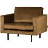  Rodeo Lænestol - Velour Honey Yellow fra BePureHome i Bomuld Velour (Varenr: 800541-14)