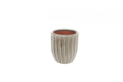  Vase med riller - Lille fra Sika-Design i Keramik (Varenr: CPT01191A)