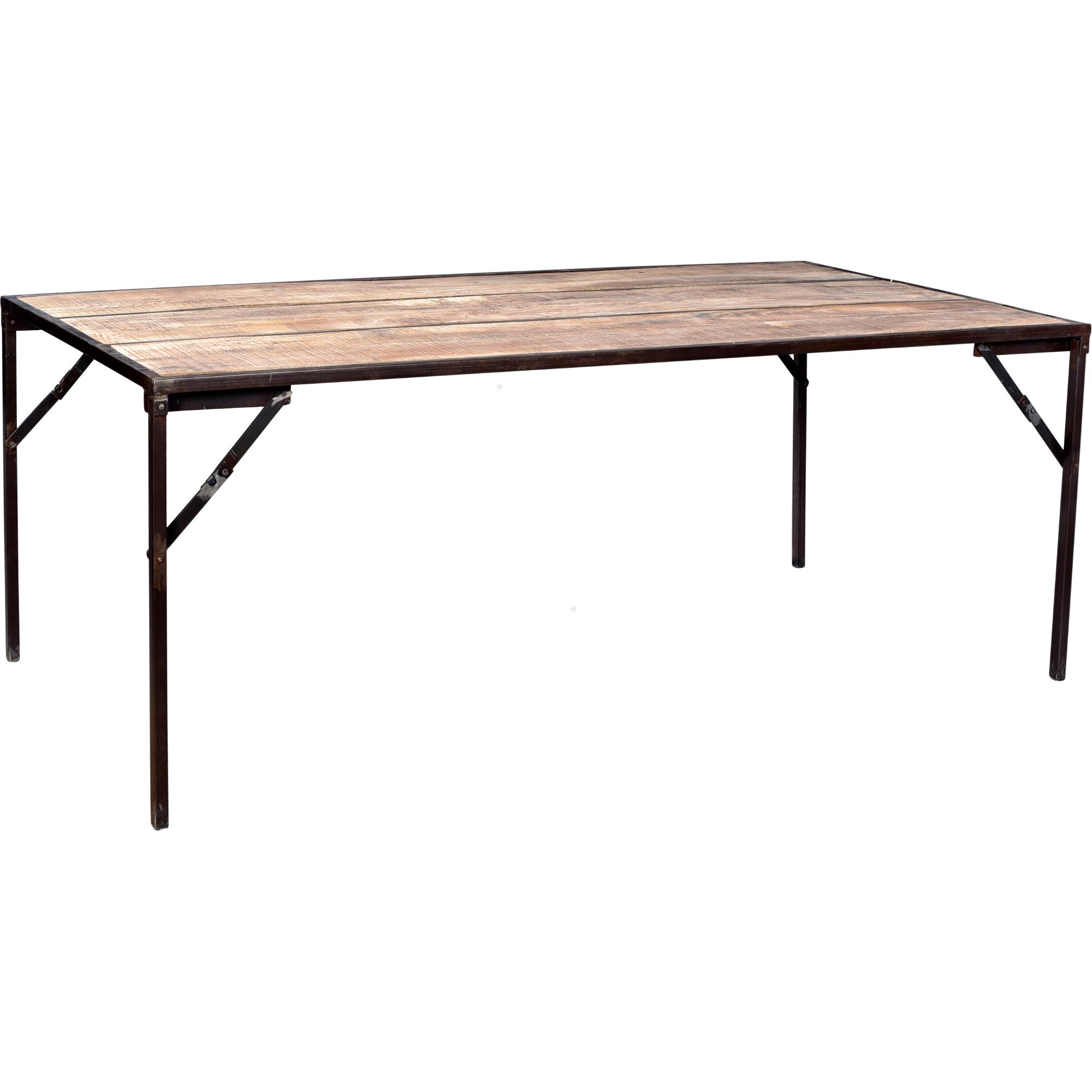 Møbler og interiør i industriel og råt look fra trademark living Rustikt havebord