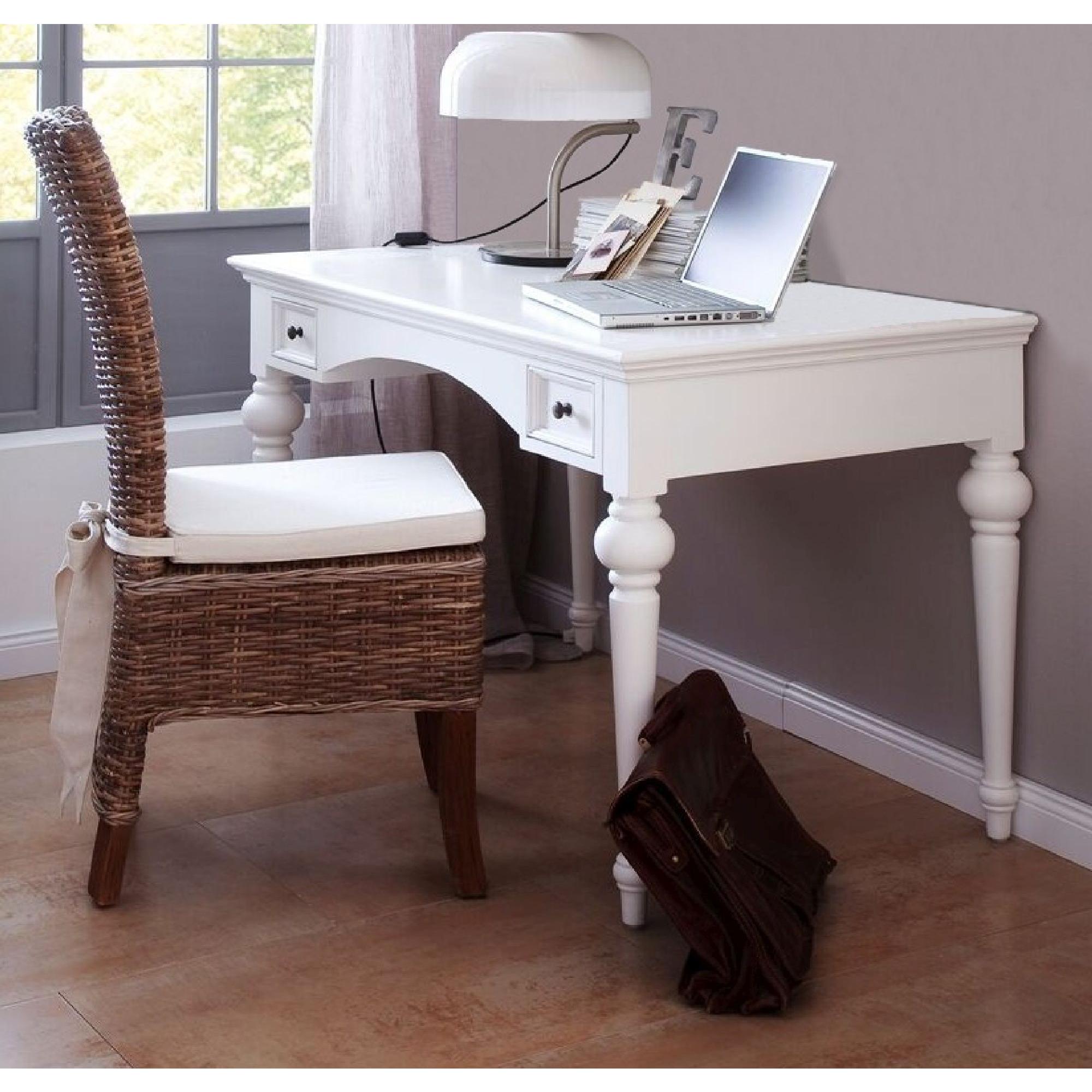 Romantisk hvidt skrivebord