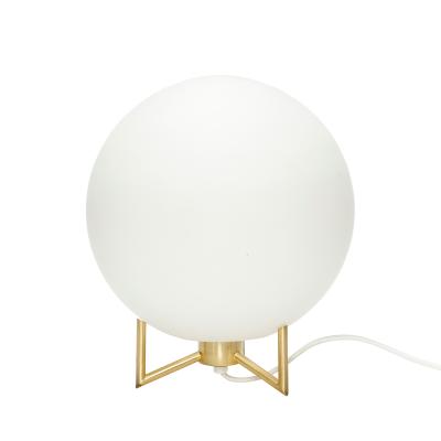 Hvis bordlampe i messing fra Hübsch Interiør - 890506