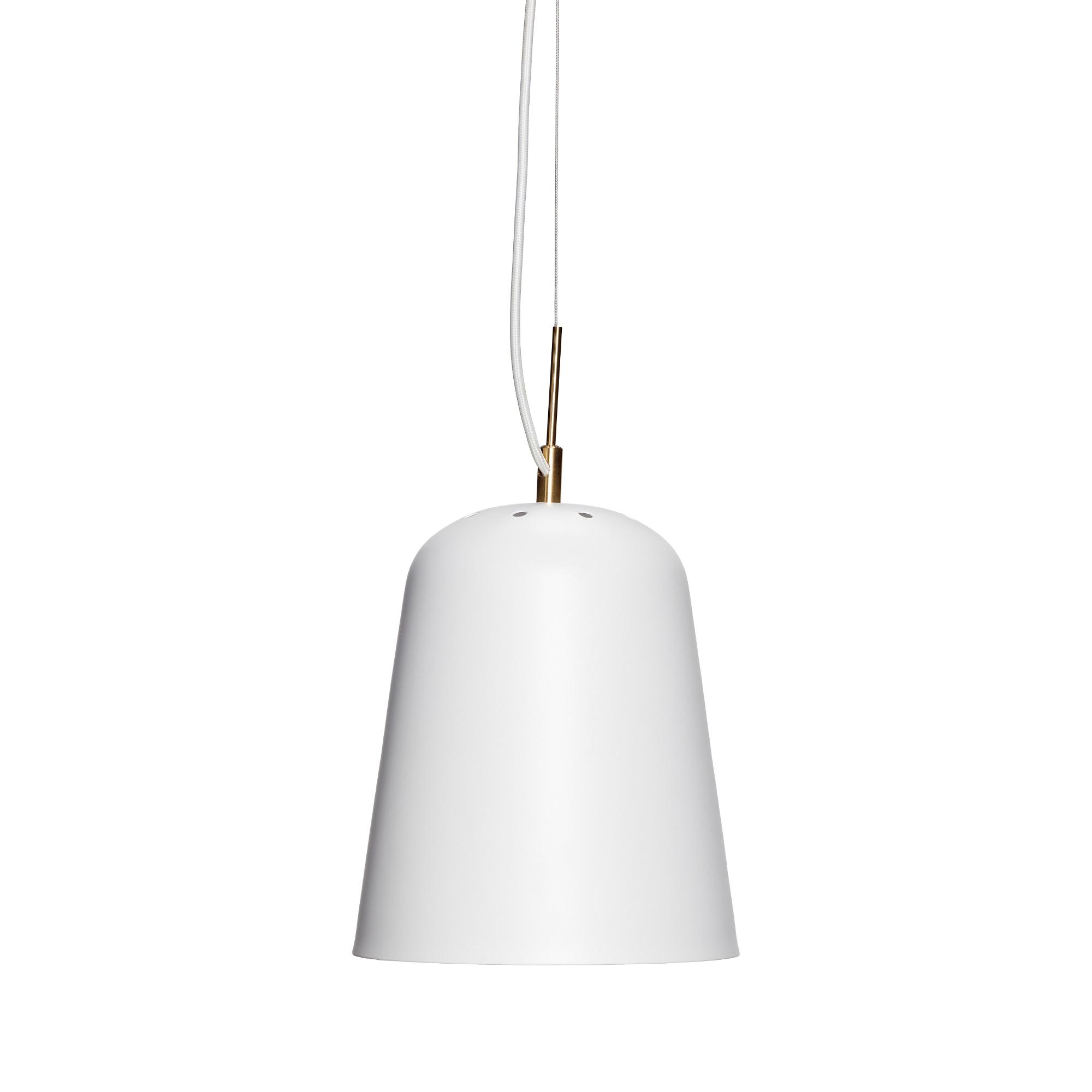Hvid loftlampe i metal fra Hübsch Interiør, Fås i 2 farver, Fri fragt, NYHED, 990608