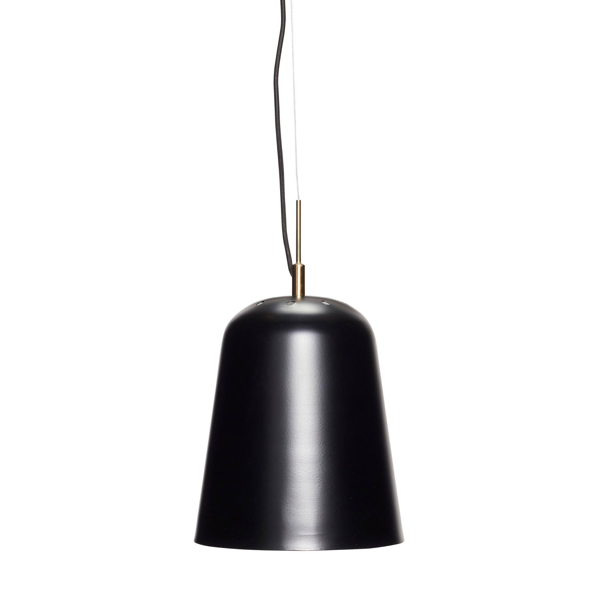 Sort loftlampe i metal fra Hübsch Interiør, Fås i 2 farver, Fri fragt, NYHED, 990609