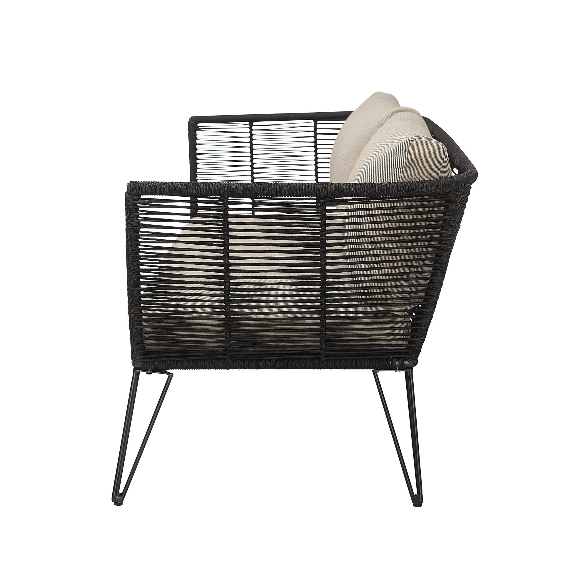  Mundo Lounge Sofa - Sort fra Bloomingville i Metal (Varenr: 50255217)