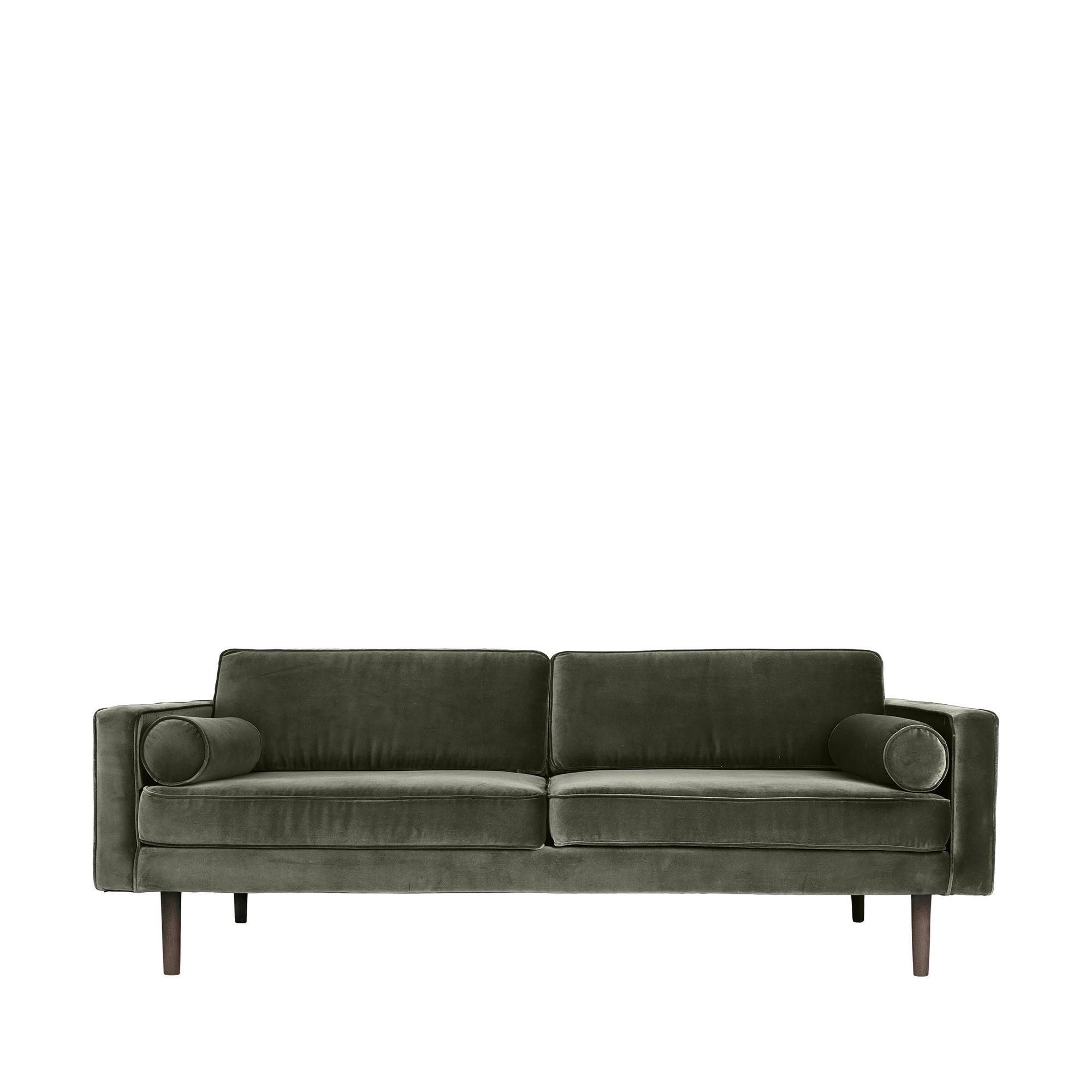 Sofa i grøn polyester fra Broste Copenhagen - 31000057