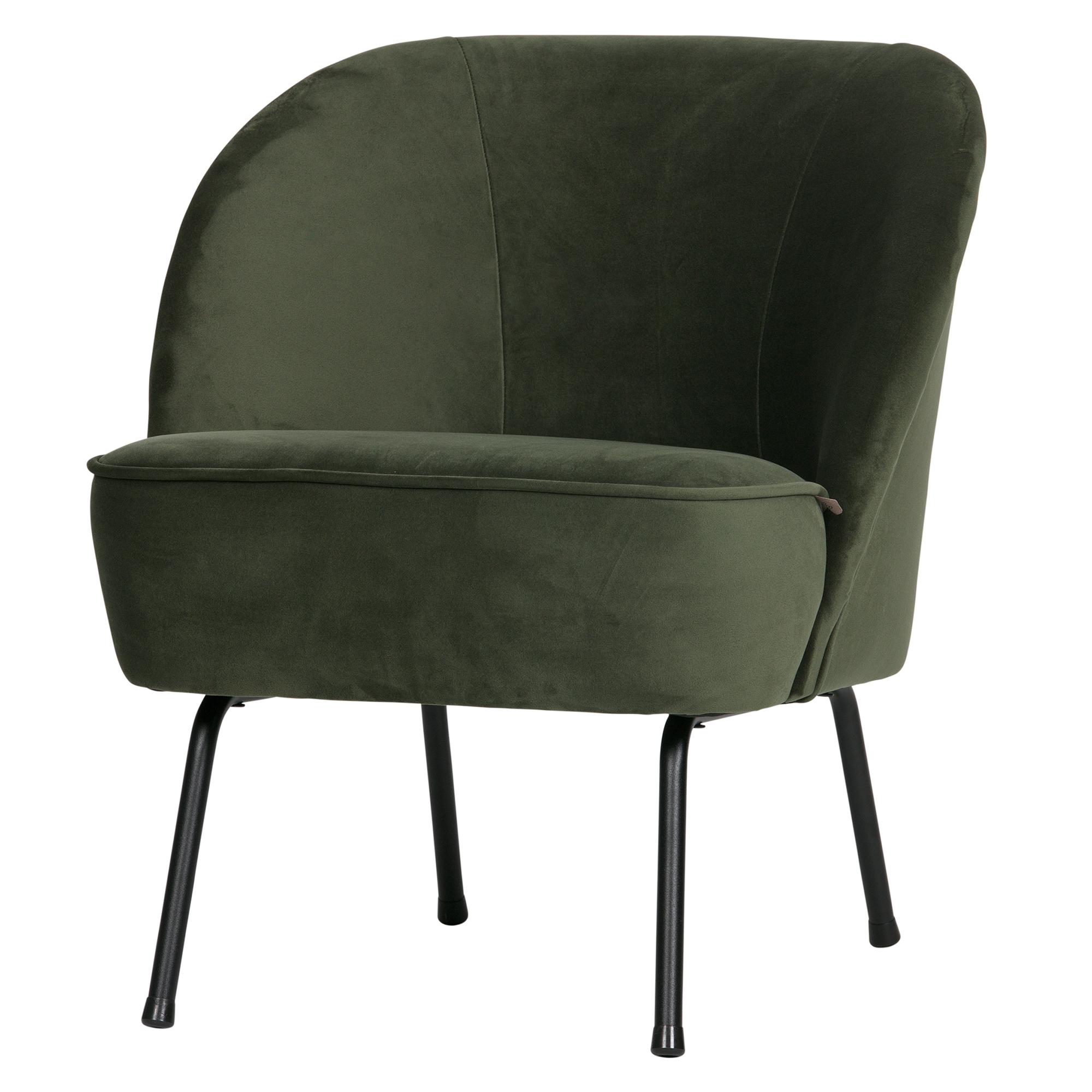  Vogue Spisebordsstol - Onyks fra BePureHome i Velour (Varenr: 800748-501)