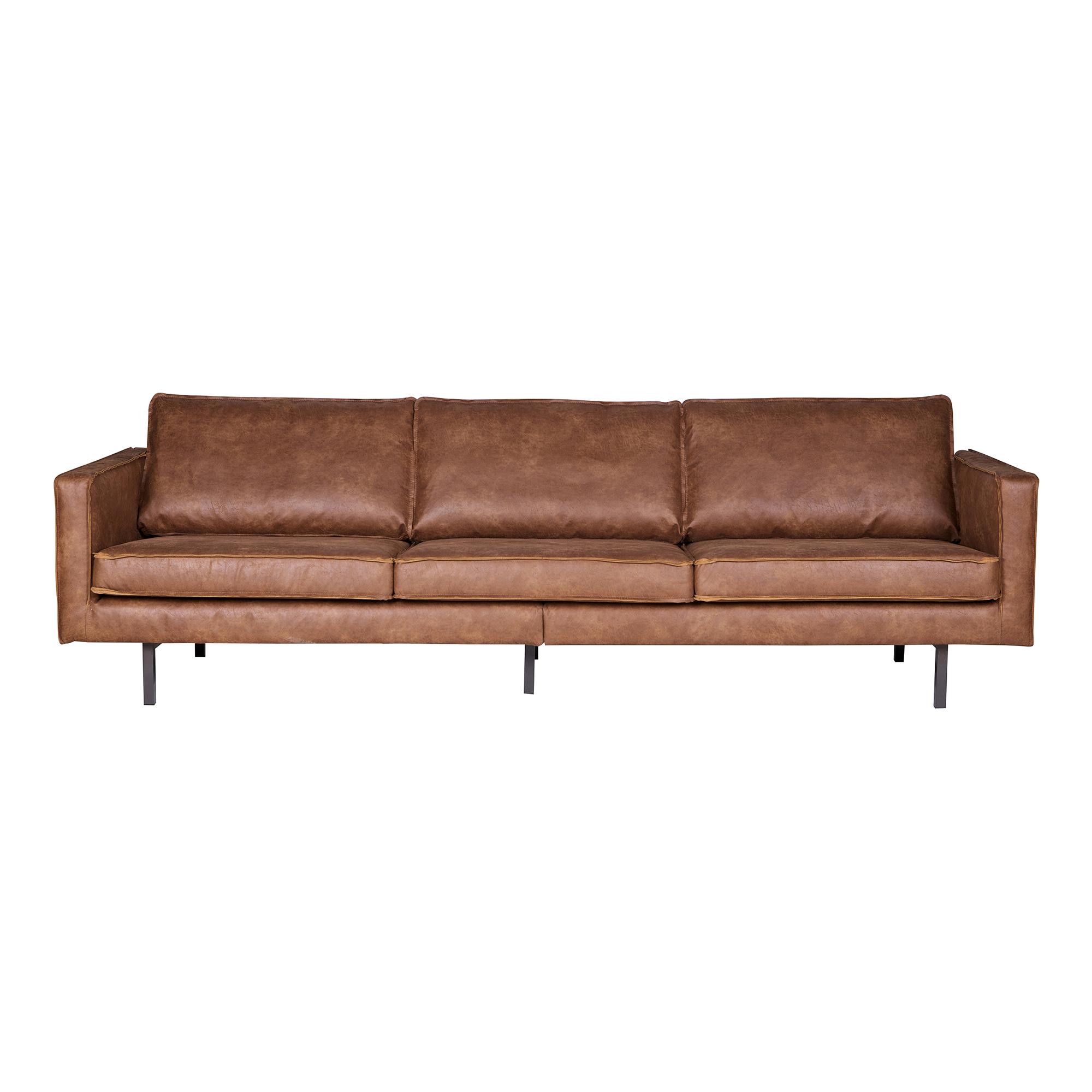 Rodeo Sofa XL i Cognac Øko læder fra BePureHome. 378618-B