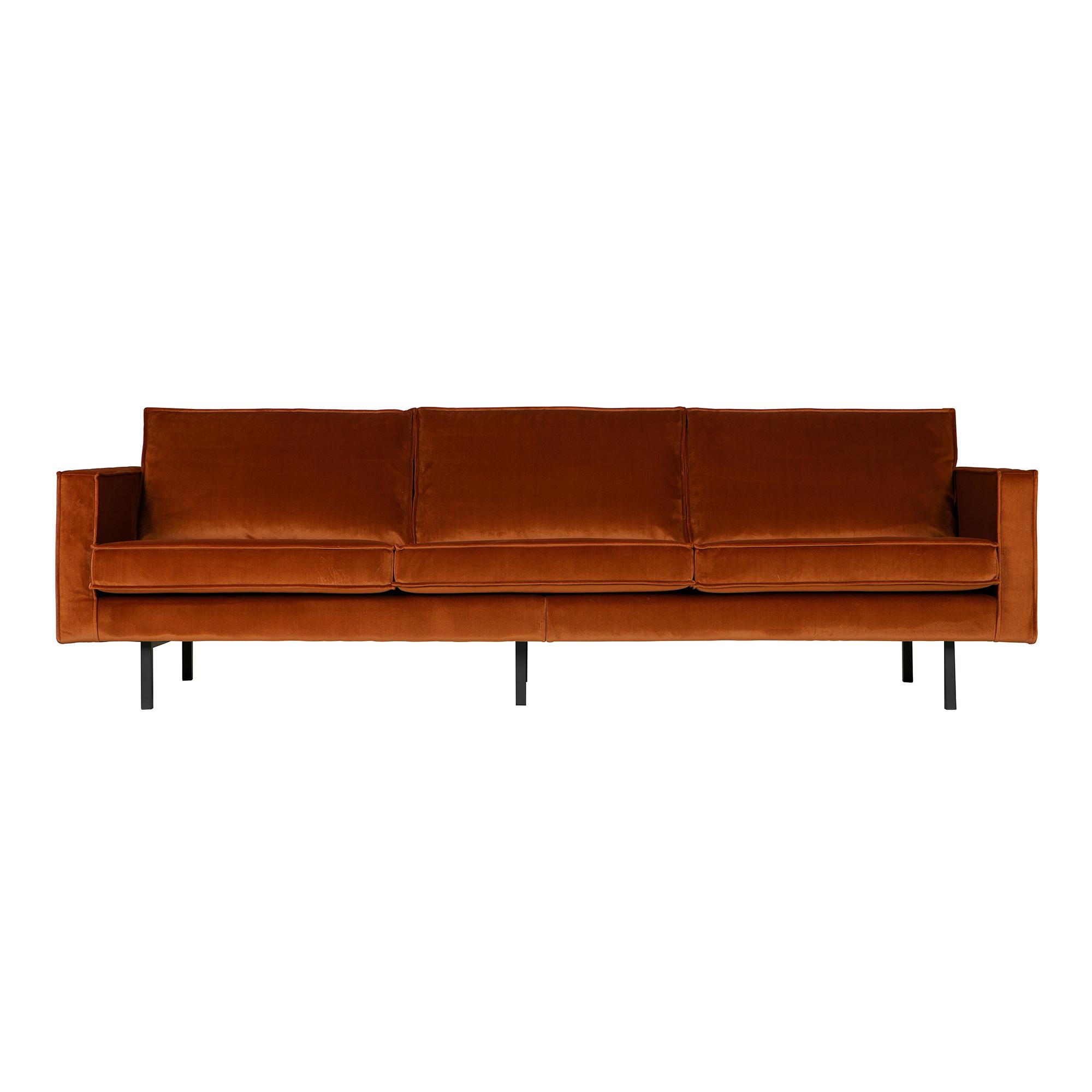 Rodeo Sofa XL i Rust Velour fra BePureHome. 800543-126