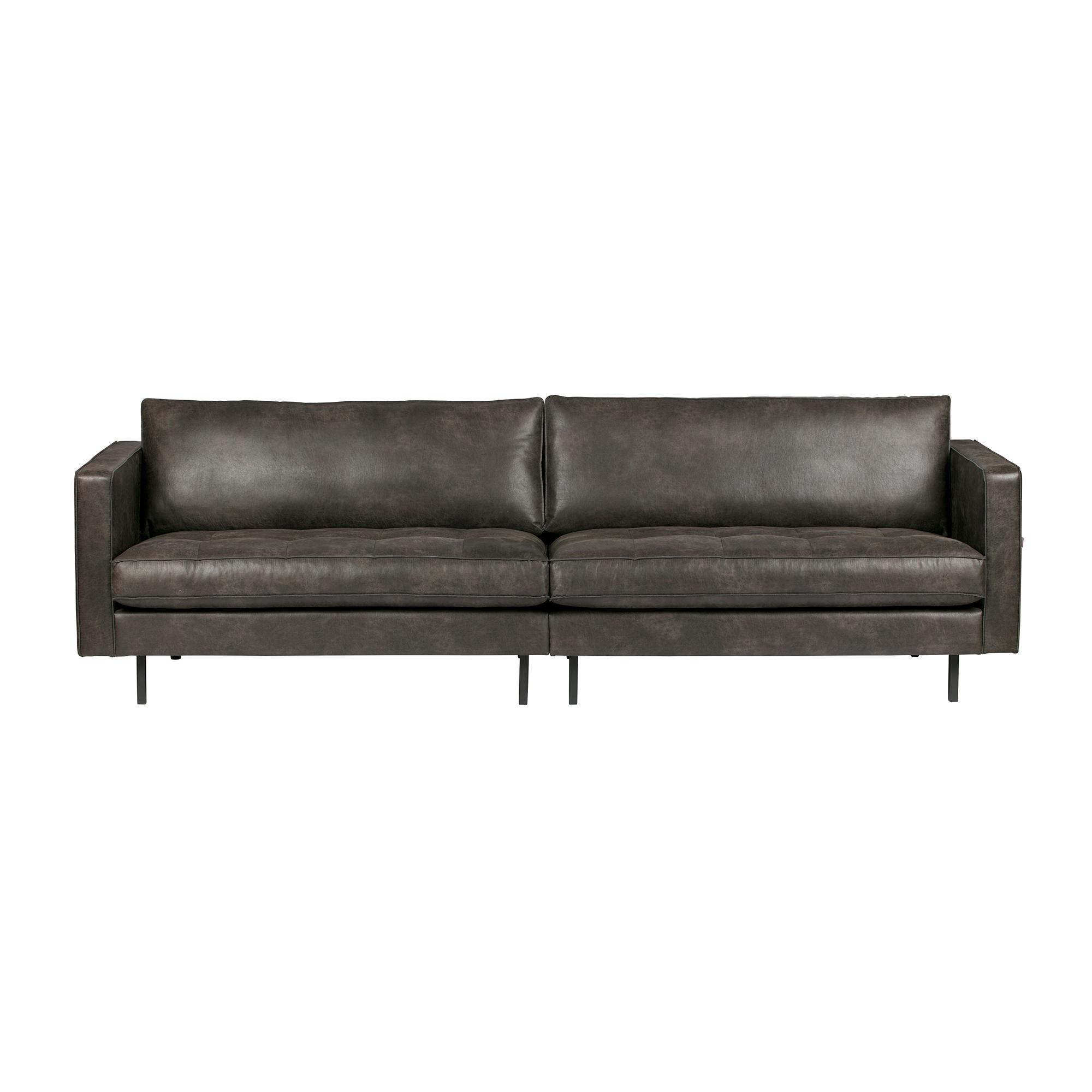 Rodeo Classic Sofa i sort Øko læder fra BePureHome. 800576-Z
