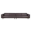 Statement Sofa XL i grå Øko læder fra BePureHome. 378656-02