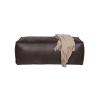  Rodeo Puf 43X120 - Black fra BePureHome i Læder (Varenr: 378610-Z)